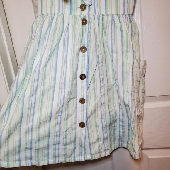 Roxy Under the Cali Sun Stripe Sundress S - Picture 3 of 8